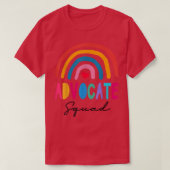 Be Kind Include Autism Advocate Squad SPEd Teacher Tシャツ (デザイン正面)