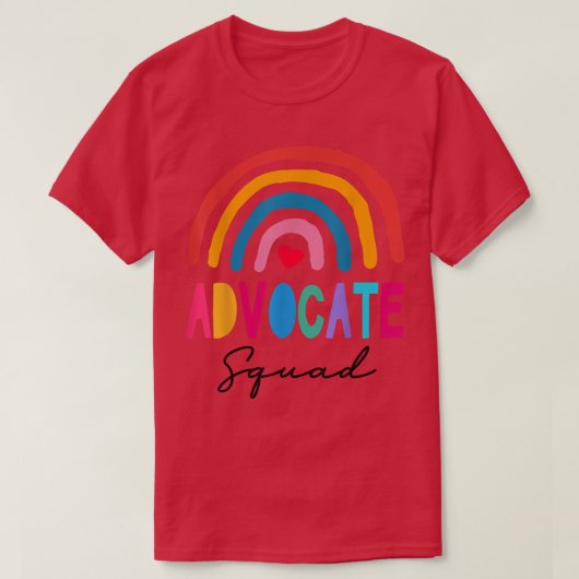 Be Kind Include Autism Advocate Squad SPEd Teacher Tシャツ (デザイン正面)