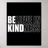 Be Kind Insrational Kindness Motivational Quote Si ポスター (正面)