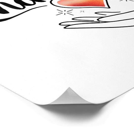 Be Kind Insrational Quote Sitive Motivational  ポスター (角)