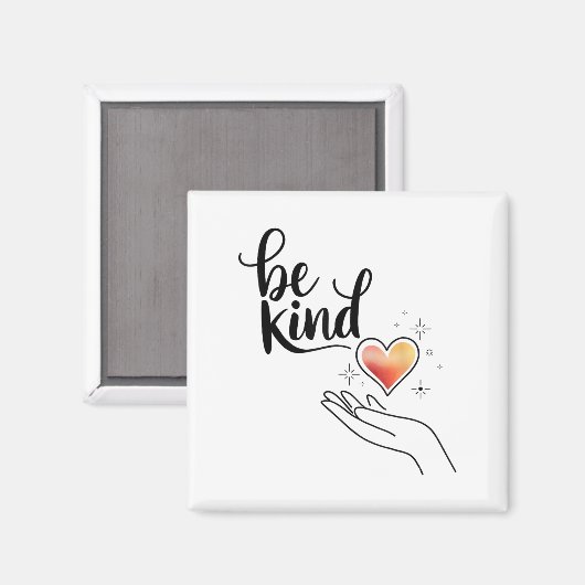 Be Kind Insrational Quote Sitive Motivational  マグネット (正面/裏面)