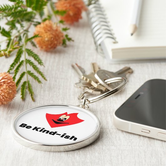 Be Kind-ish Keychain – Funny & Cute Gift for Frien キーホルダー (側面)