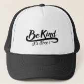 Be kind it's free キャップ (正面)