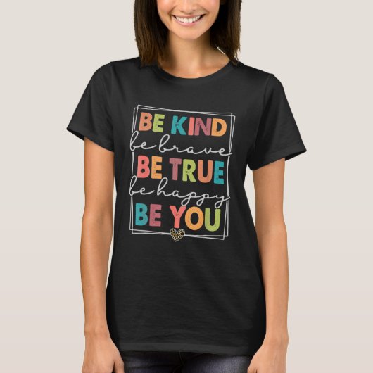 Be Kind Kindness Autism Awareness Support Kids Tod Tシャツ (正面)
