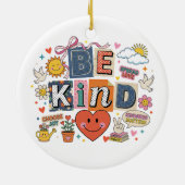 Be Kind - Kindness Matters セラミックオーナメント (裏面)