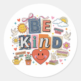 Be Kind - Kindness Matters ラウンドシール