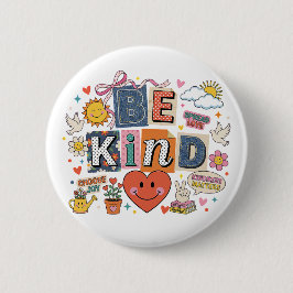 Be Kind - Kindness Matters 缶バッジ