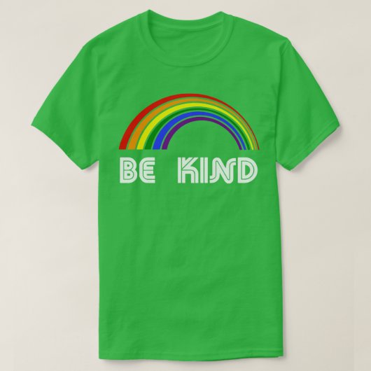 Be Kind LGBT LGBTプライドT LGBTQサポータープライドM Tシャツ (デザイン正面)