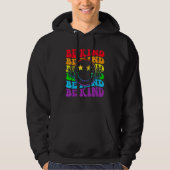 Be Kind LGBT Pride Month Gay Right Funny Smile Hap パーカ (正面)