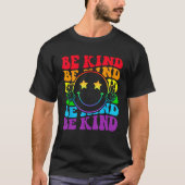 Be Kind LGBT Pride Month Gay Right Funny Smile Hap Tシャツ (正面)