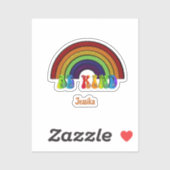 Be Kind LGBTQ Rainbow Positivity  シール (シート)