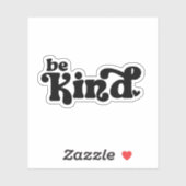 Be Kind Minimalist  – 太字ブラックの優しさ シール (シート)