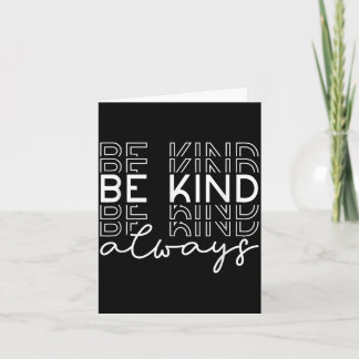 Be kind minimalist love kindness positive  カード