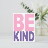 Be Kind Motivational Quote シーズンポストカード (スタンド正面)