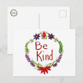 Be Kind Postcard シーズンポストカード (正面/裏面)