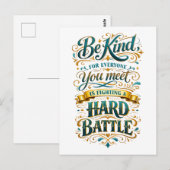 "Be Kind" Postcard ポストカード (正面/裏面)