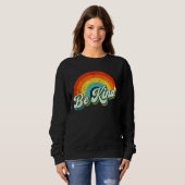 Be Kind Rainbow Crewneck Sweatshirt スウェットシャツ (正面フル)