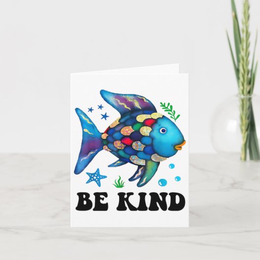 Be Kind Rainbow Fish Teacher Life Teacher Back To  カード (正面)