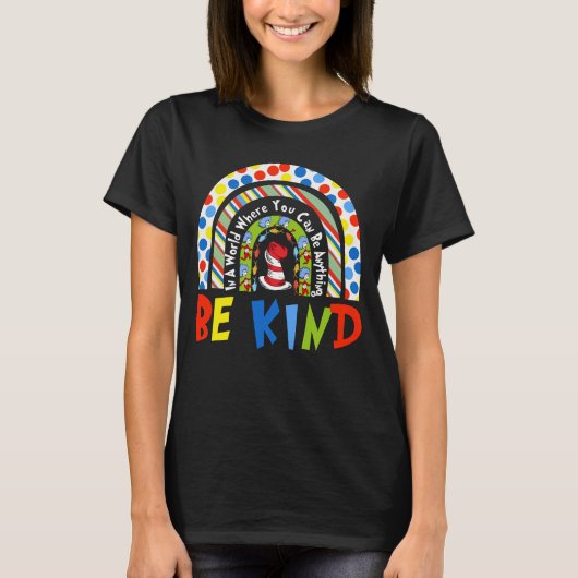 be kind rainbow grinc tシャツ (正面)
