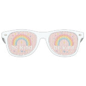 Be Kind – Rainbow Pastel Positivity レトロサングラス (正面)