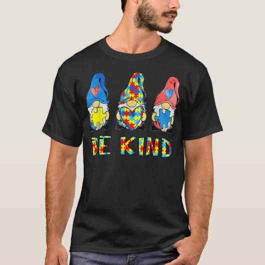 Be Kind Rainbow World Down Syndrome Awareness Day  Tシャツ (正面)