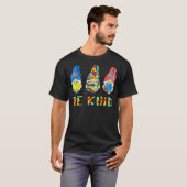 Be Kind Rainbow World Down Syndrome Awareness Day  Tシャツ (正面フル)