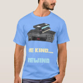 Be Kind Rewind ビンテージ VHS ノスタルジー ギフト Tシャツ (正面)