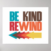 Be Kind Rewind retro 80s humor ポスター (正面)