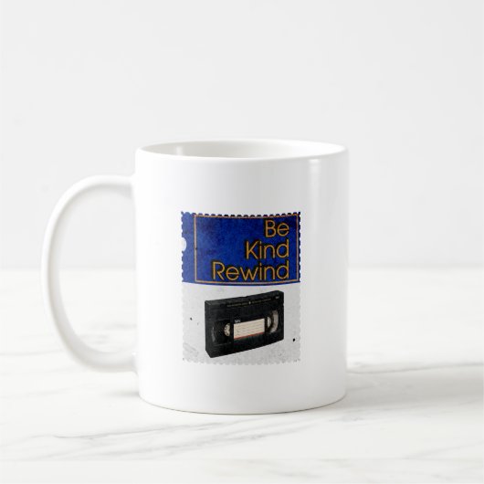 Be Kind Rewind VHS レトロ コーヒーマグカップ (左)