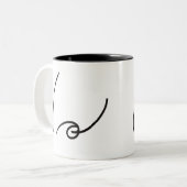 Be Kind Shorthand ツートーンマグカップ (正面左)