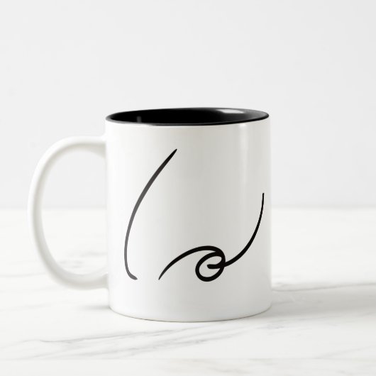 Be Kind Shorthand ツートーンマグカップ (左)
