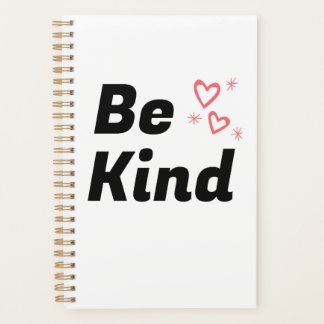 "Be Kind" Spiral Notebook プランナー手帳