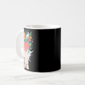 Be Kind - Spread PositivityとCompreion Sticker コーヒーマグカップ (正面左)