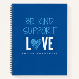 be kind.support.love.autism notebook & Journal ノートブック