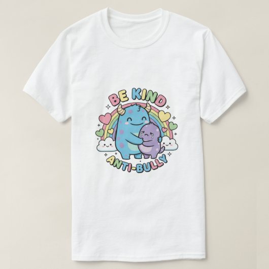 Be Kind T-Shirt – Anti Bullying Awareness Tee Tシャツ (デザイン正面)