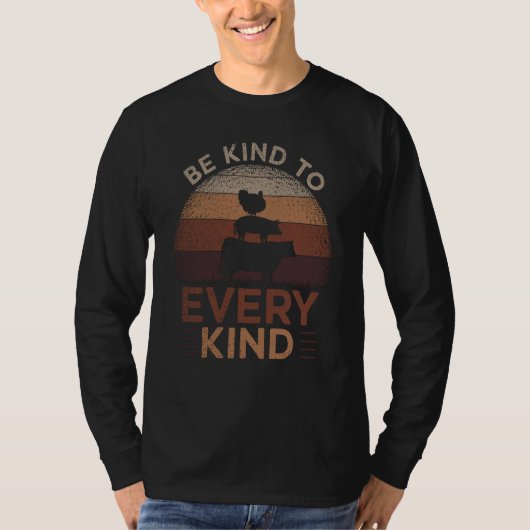 Be Kind To Every Child Animals Hutch Farm Animal P Tシャツ (正面)