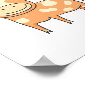 Be kind to every kind cute cartoon animals vegan ポスター (角)