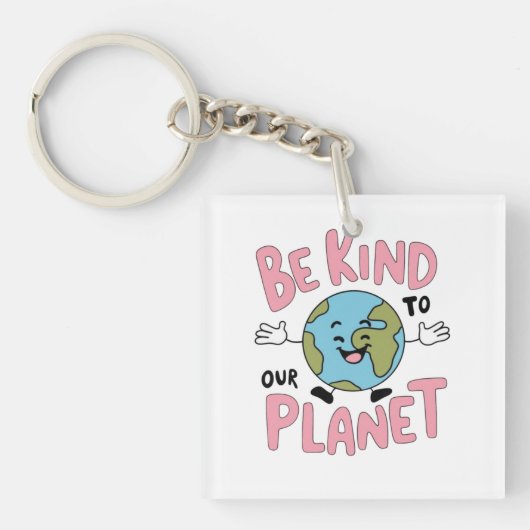 Be Kind to Our Planet 💚 キーホルダー (正面)