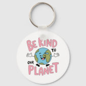 Be Kind to Our Planet 💚 キーホルダー (正面)