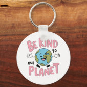 Be Kind to Our Planet 💚 キーホルダー (正面)