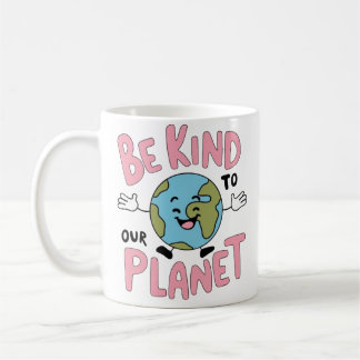 Be Kind to Our Planet 💚 コーヒーマグカップ