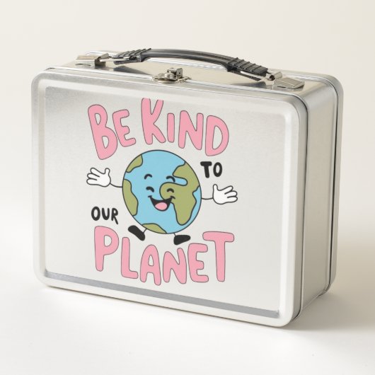 Be Kind to Our Planet 💚 メタルランチボックス (正面)