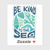 Be Kind to the Sea – Ocean Conservation Eco Design シール (シート)