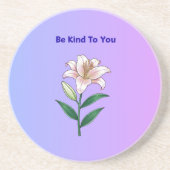 Be Kind To You Lily Self-Care  コースター (正面)