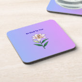 Be Kind To You Lily Self-Care  コースター (左側)
