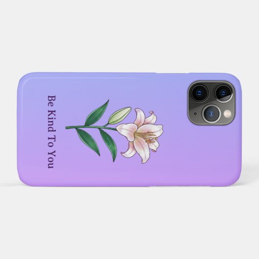 Be Kind To You Lily Self-Care Phone Case Case-Mate iPhoneケース (裏面(横))