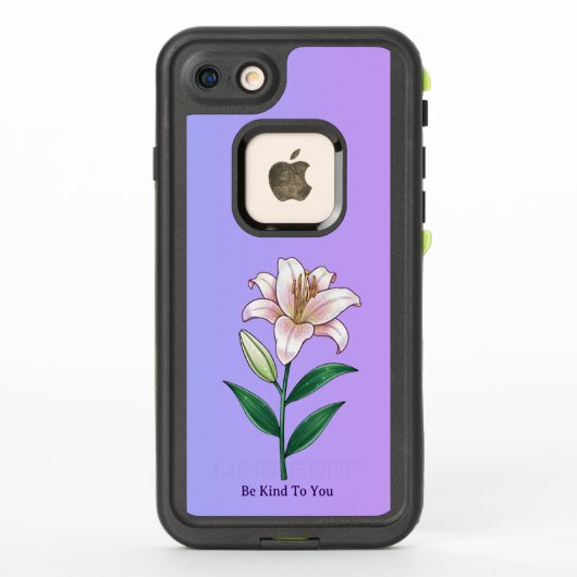 Be Kind To You Lily Self-Care Phone Case LifeProof iPhoneケース (裏面)