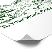 Be Kind To Your Mind Body And Earth Motivation ポスター (角)