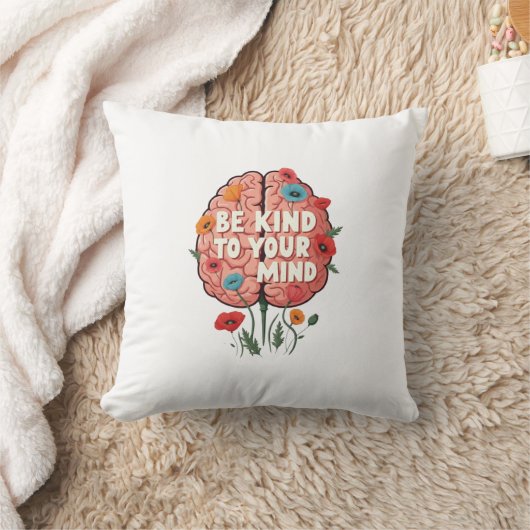 be kind to your mind cushion クッション (ブランケット)