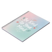 Be Kind to Your Mind – Gentle Self-Care Notebook ノートブック (左側)